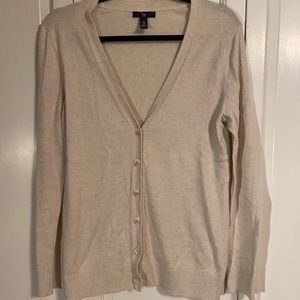 Gap cream cardigan